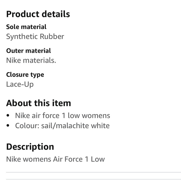 Nike womens White and Green Sneakers - Picture 13 of 13